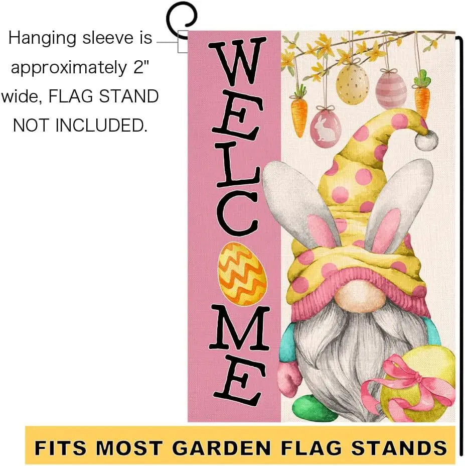 Easter Outdoor Garden Flag Decoration