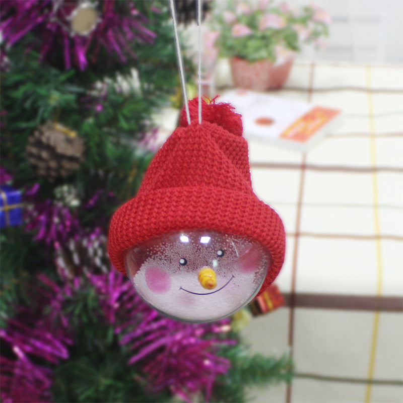 Christmas Snowman Plastic Ball