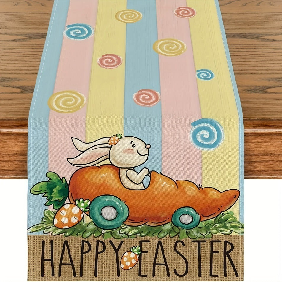 Easter Decoration Linen Tablecloth