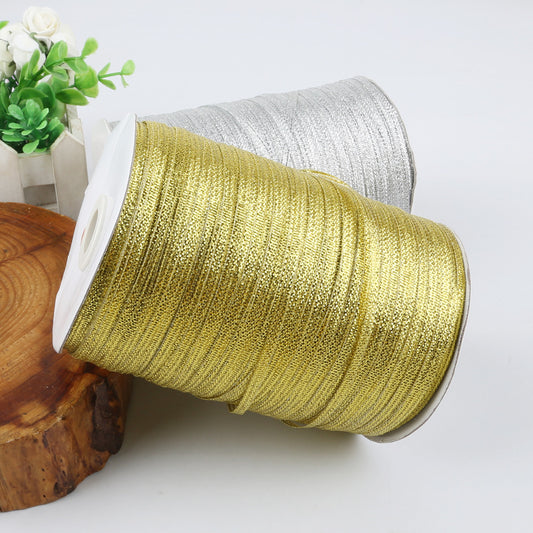 Gold And Silver Christmas Ribbon Gift Wrapping String