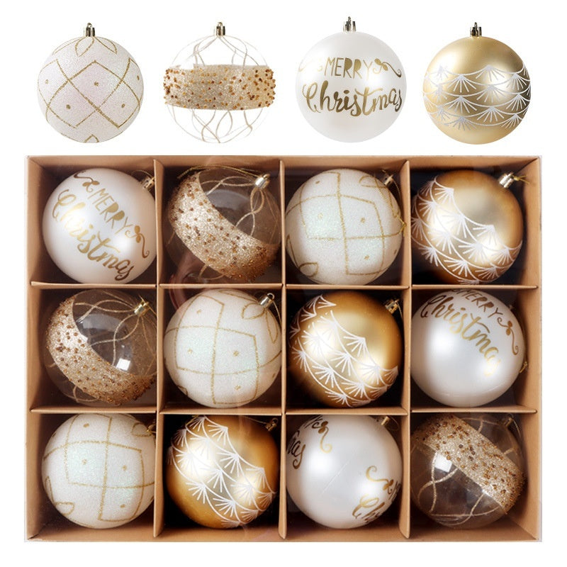 Decorative Christmas Ornament Box-12 Pack