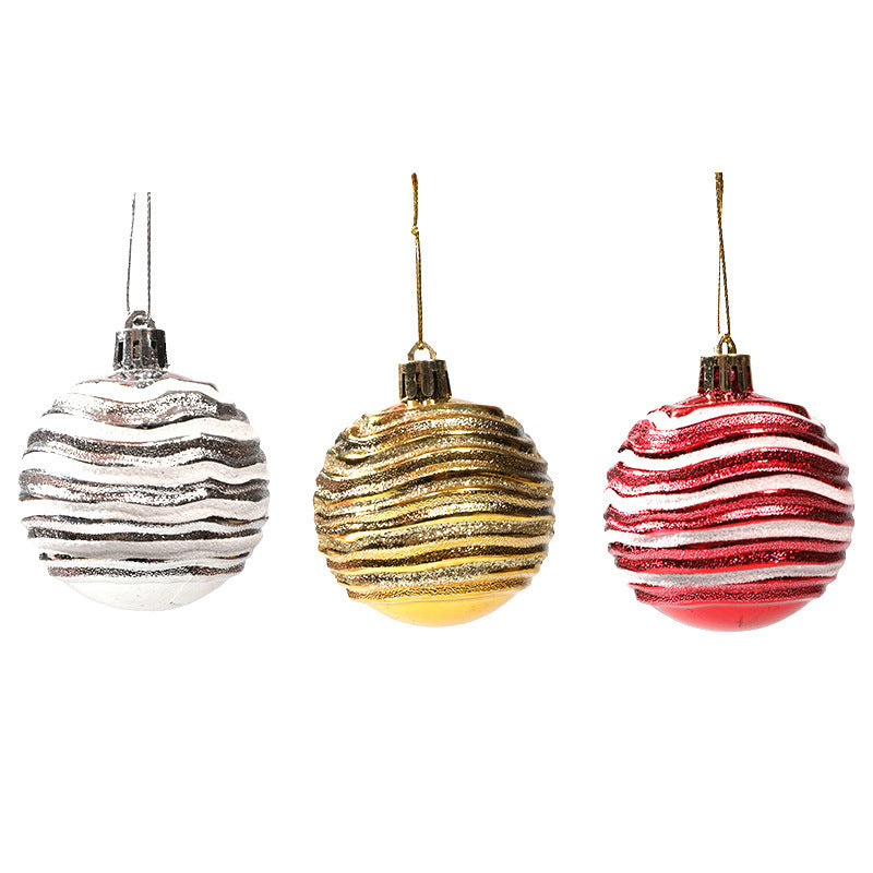 Decorative Special-Shaped Ball Christmas Tree Decorations-2.3 Inches