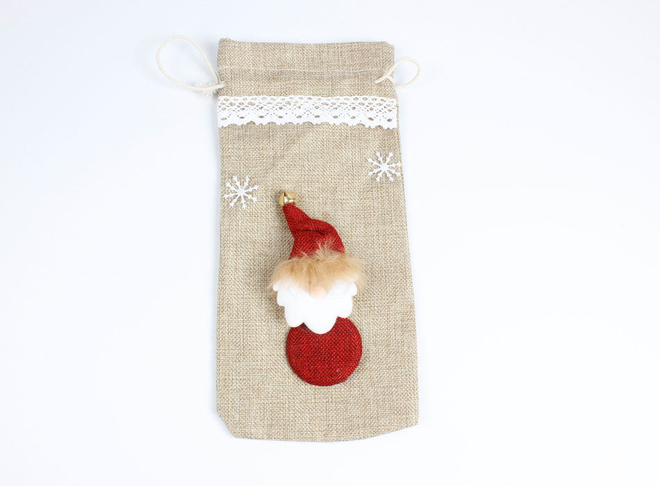 Christmas Wine Bottle Cover Decoration