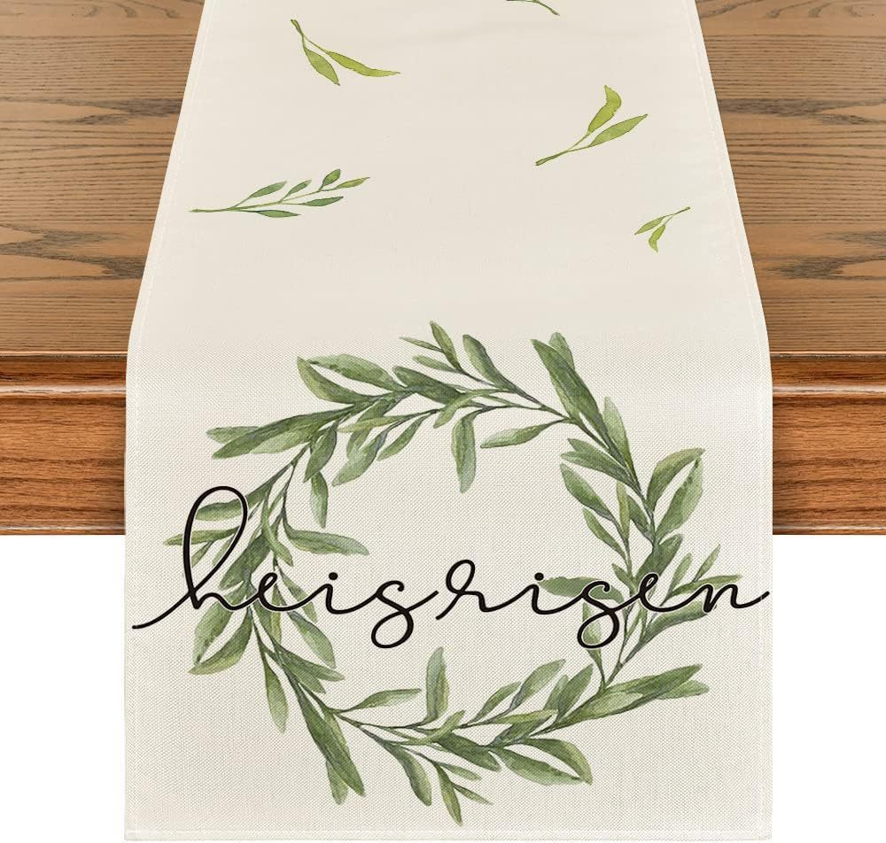 Easter Decoration Linen Tablecloth