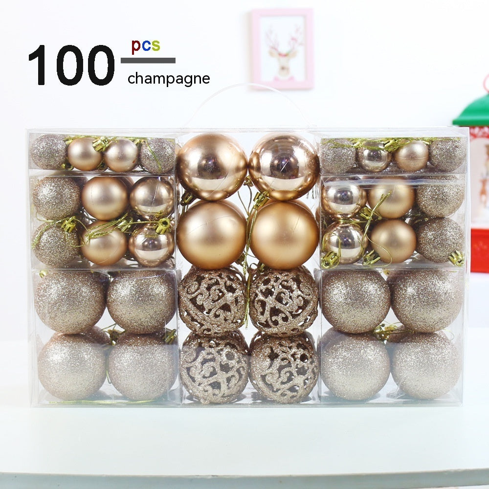 Christmas Tree Decorative Balls 100 Pieces