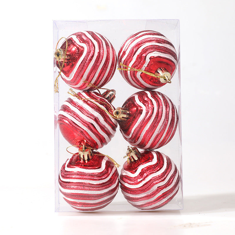 Decorative Special-Shaped Ball Christmas Tree Decorations-2.3 Inches