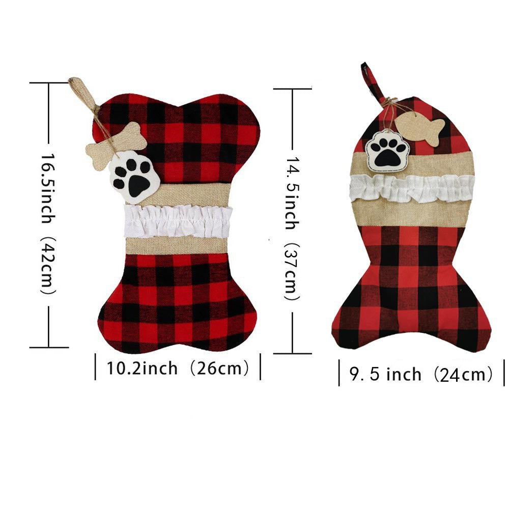 Christmas Pet Themed Stocking Bags