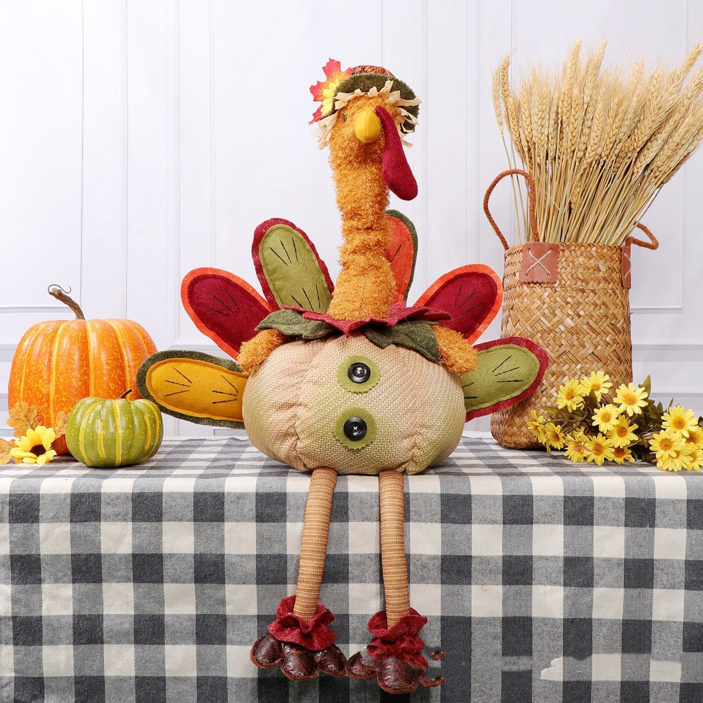 Thanksgiving Turkey Doll Decoration