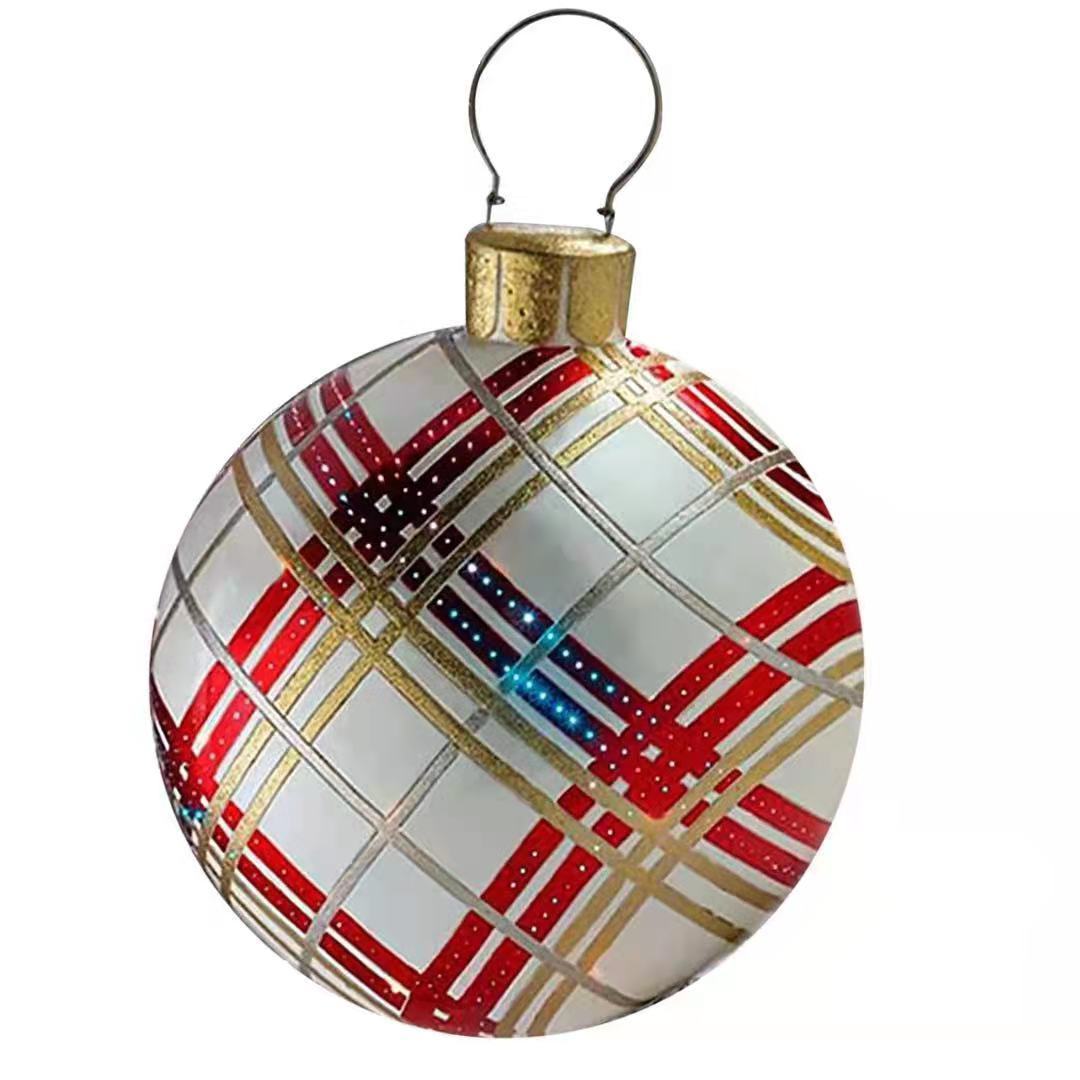 Christmas Themed Inflatable Ornament Ball