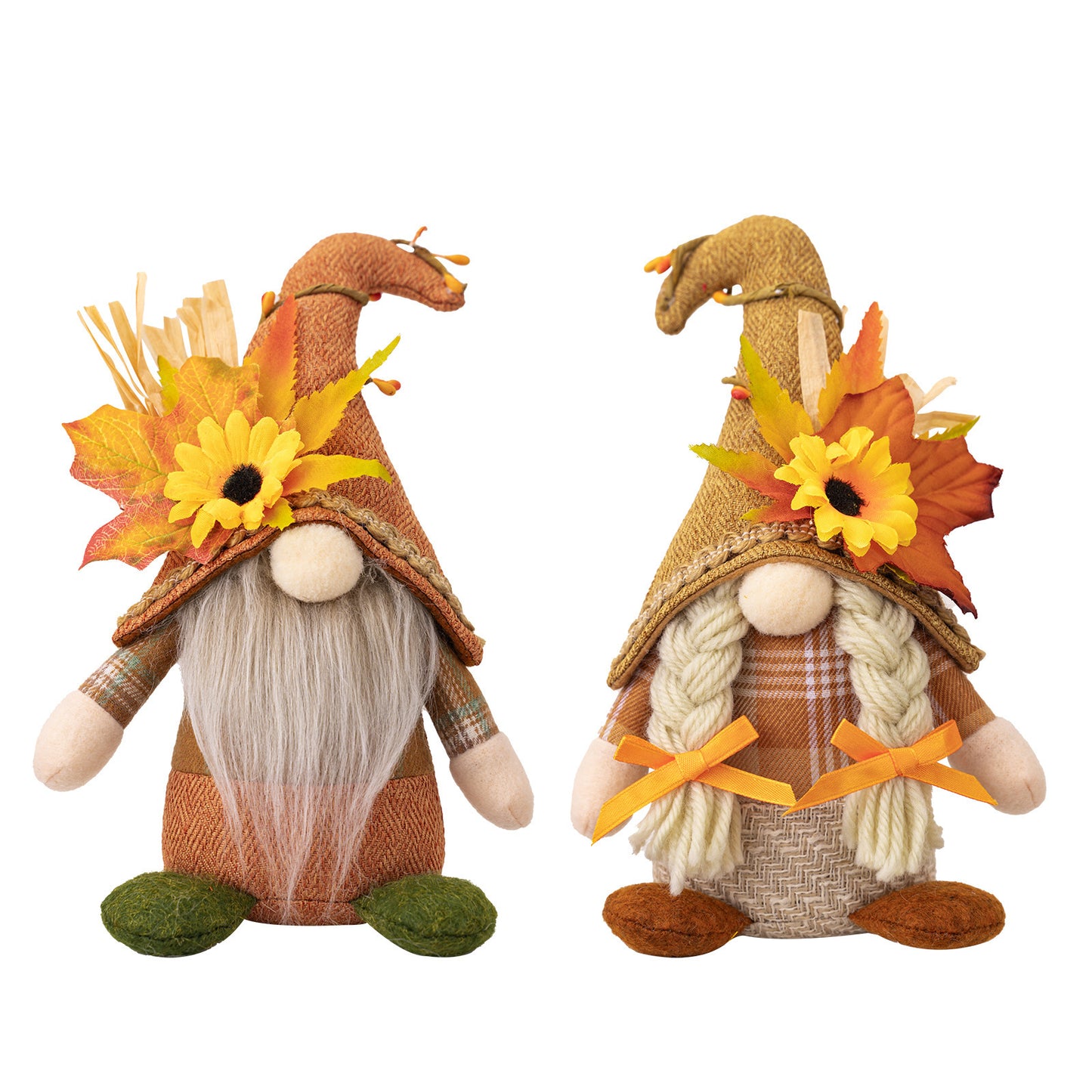 Thanksgiving Decorations Standing Gnome Ornaments