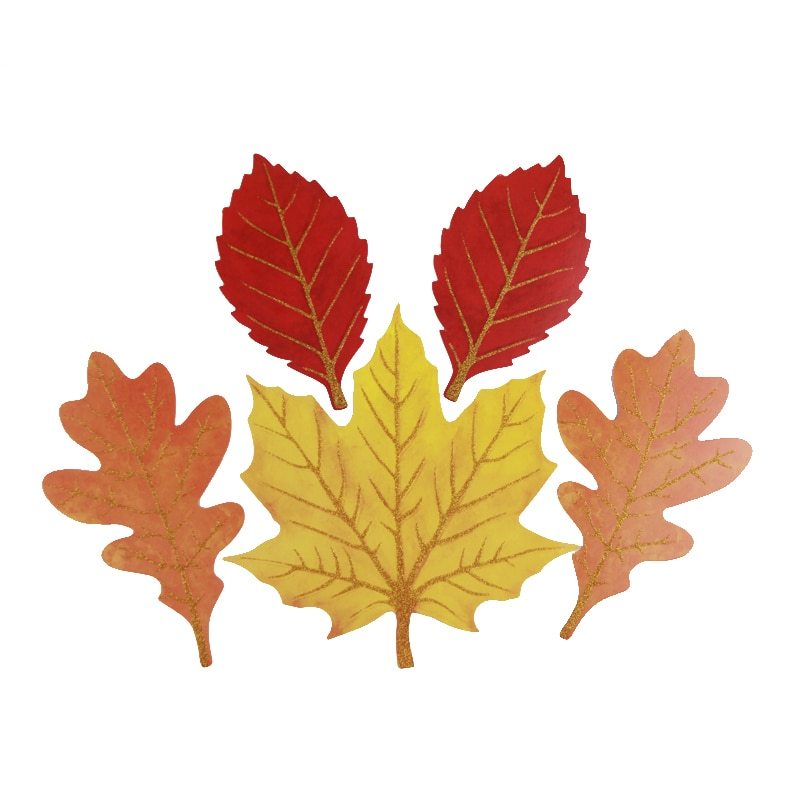 Fall Assorted Autumn Leaves Decorations