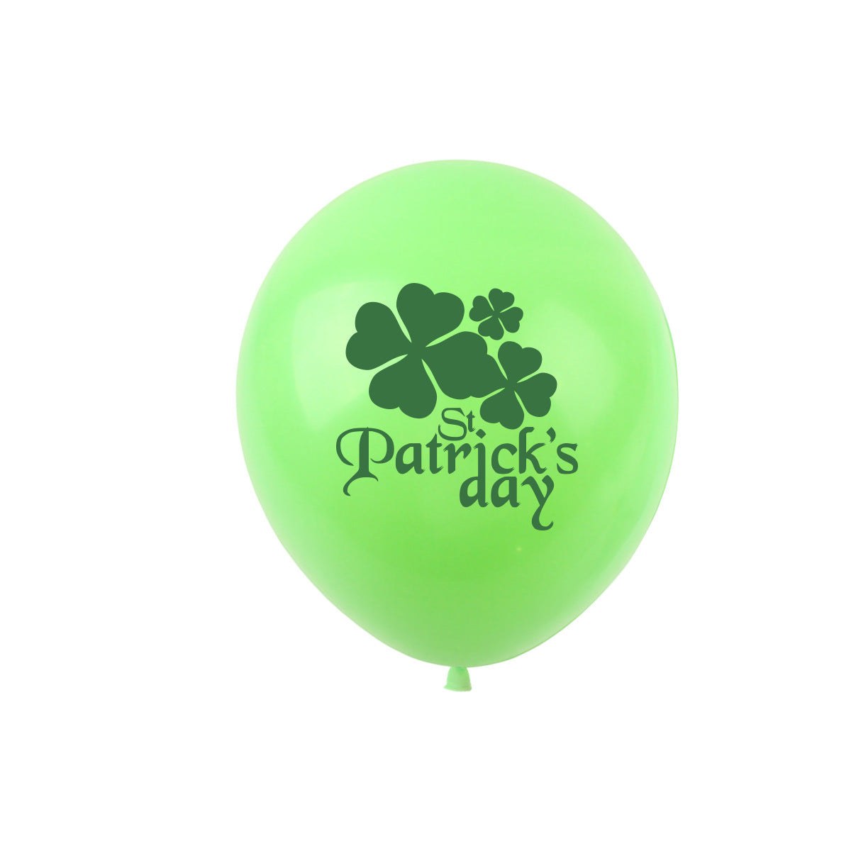 St Patrick's Day Green Clover Theme Party Balloon