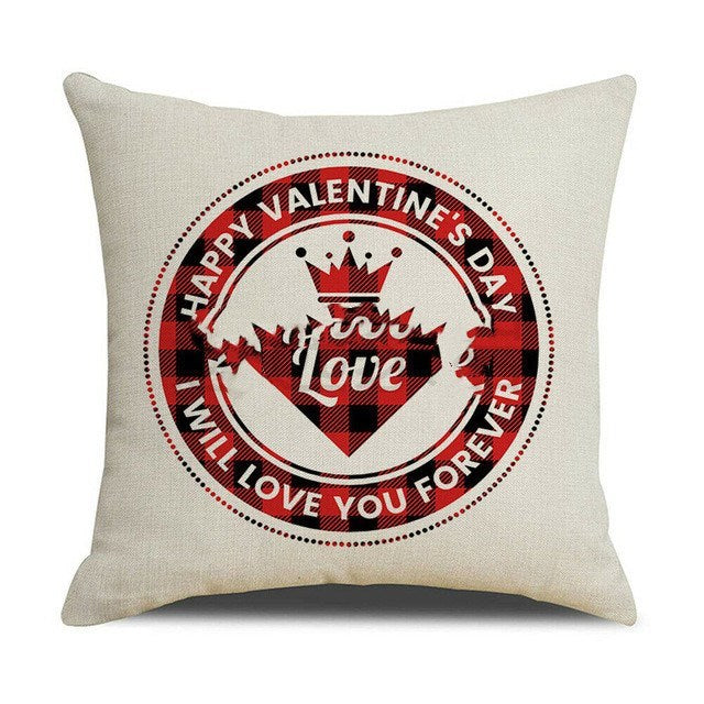 Valentines Day Themed Pillowcase Cover