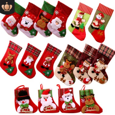 Christmas Decorations Mini Christmas Themed Stockings