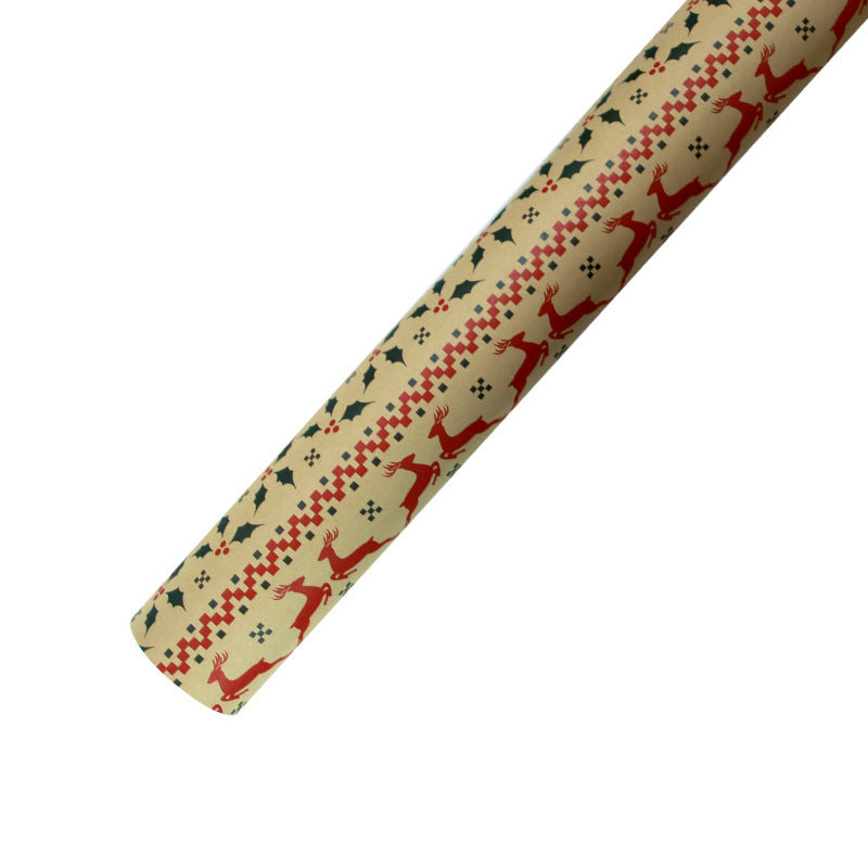 Stylish Christmas Themed Wrapping Paper 1 Pack