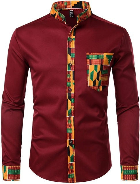 Men's Tribal Graphic Printed Shirt