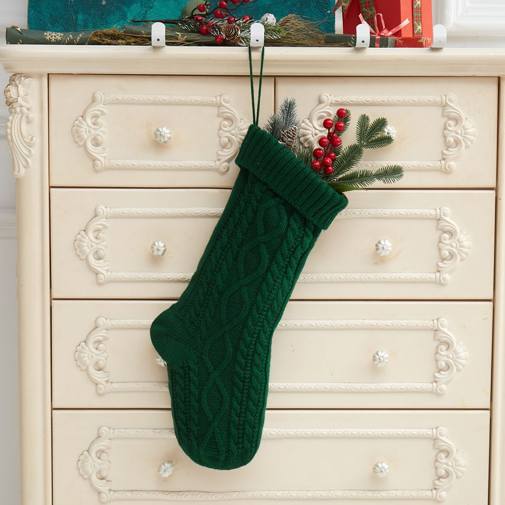 Knitted Christmas Wool Stockings