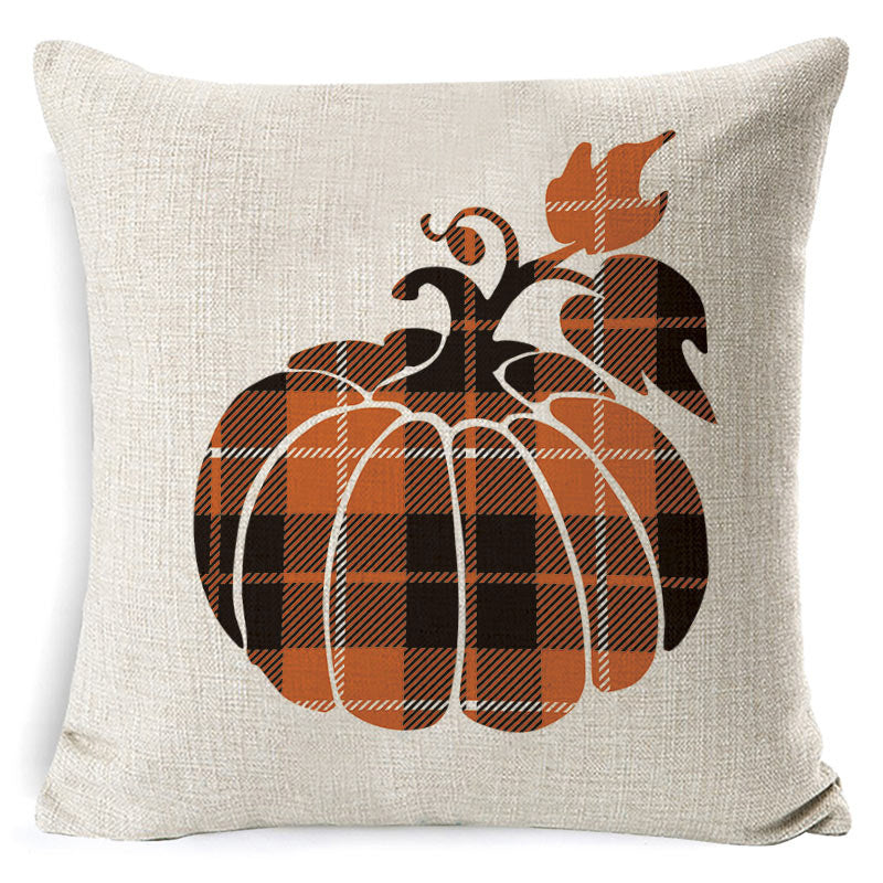 Thanksgiving Linen Plush Sofa Pillow