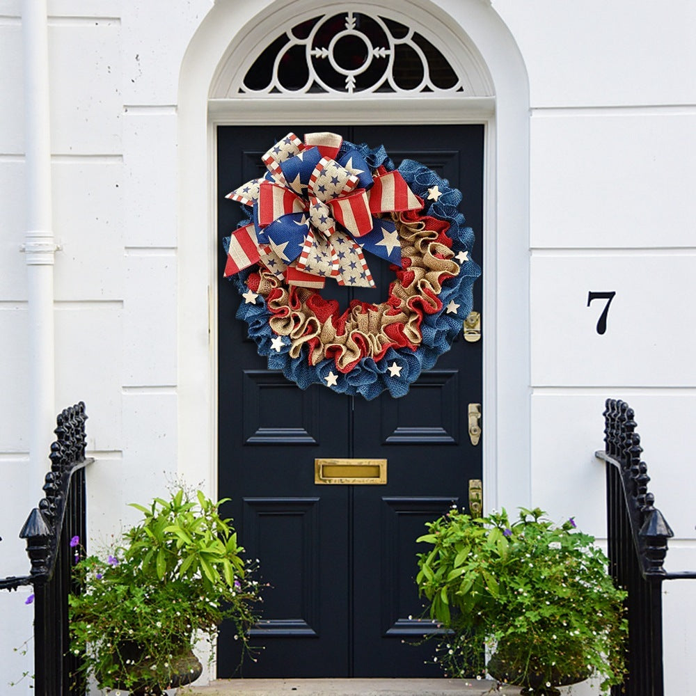 Independence Day Wreath National Flag Decoration