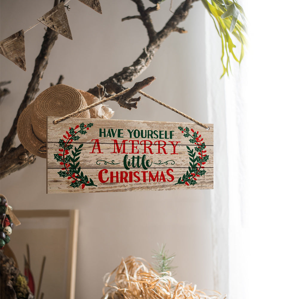 Decorative Christmas Themed Hanging Board