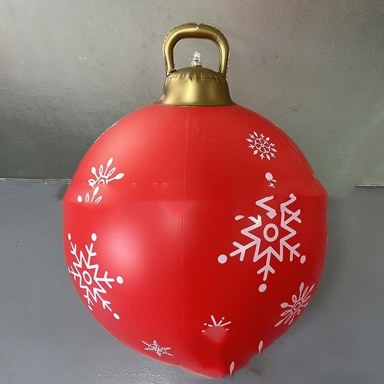 Christmas Themed Inflatable Ornament Ball