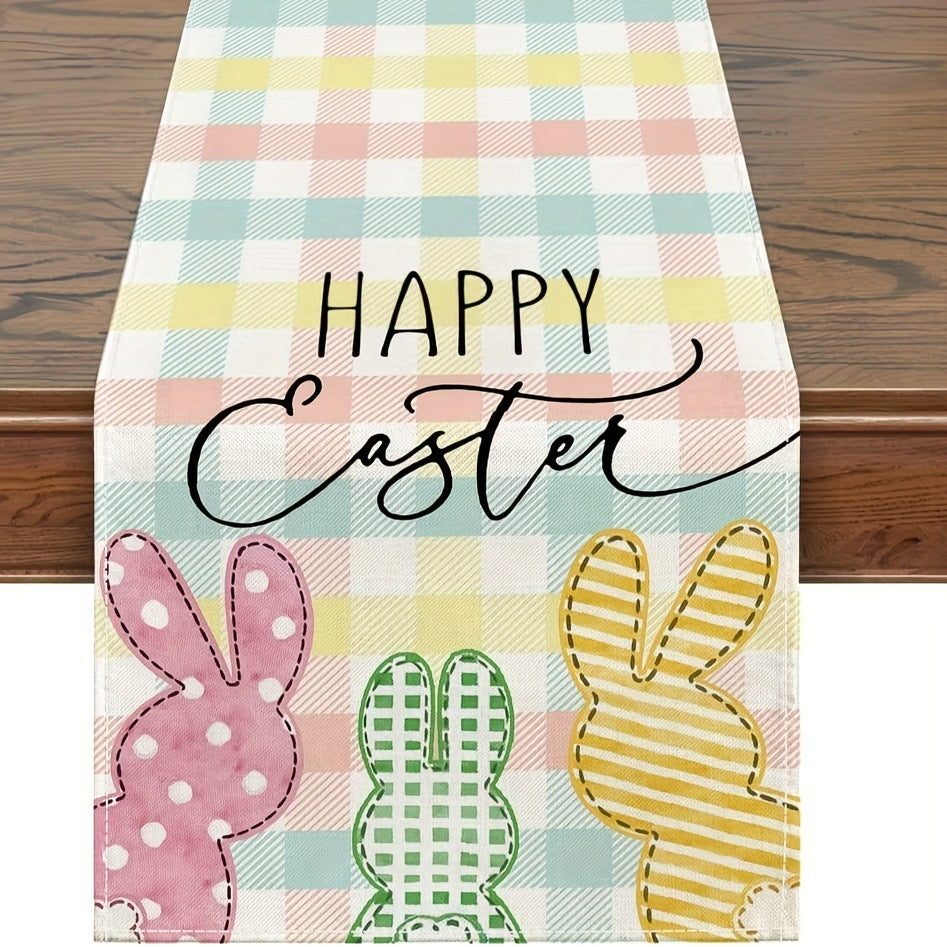 Easter Decoration Linen Tablecloth