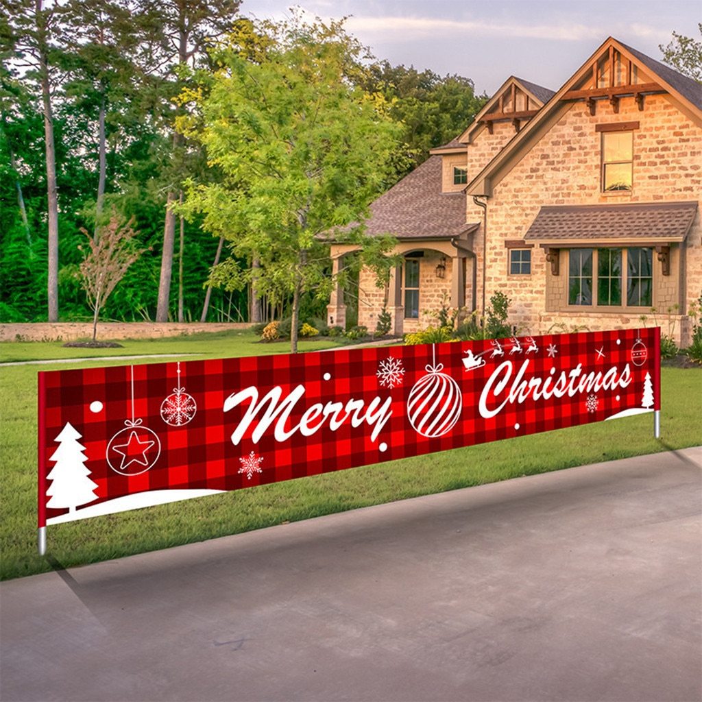 Christmas Window Decoration Banner