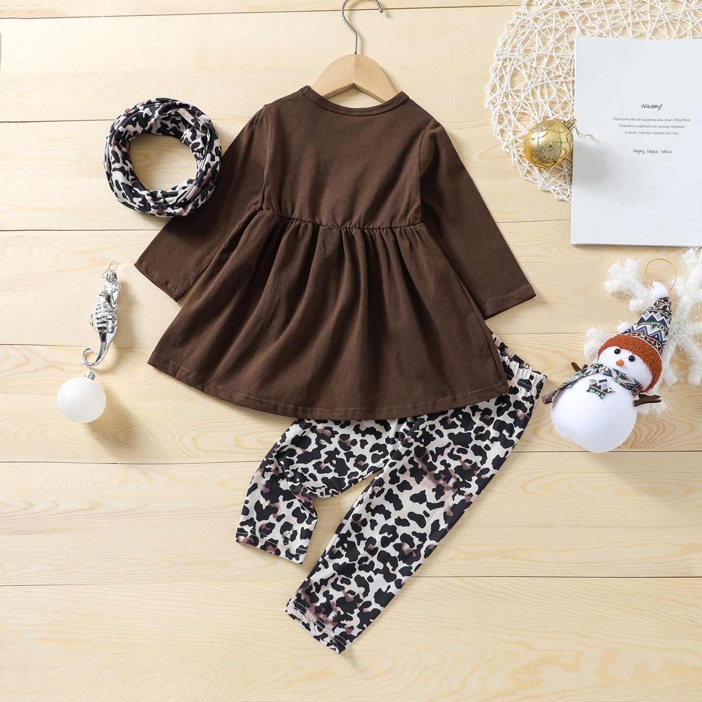 Autumn Toddler Three-Piece Thanksgiving Outfit