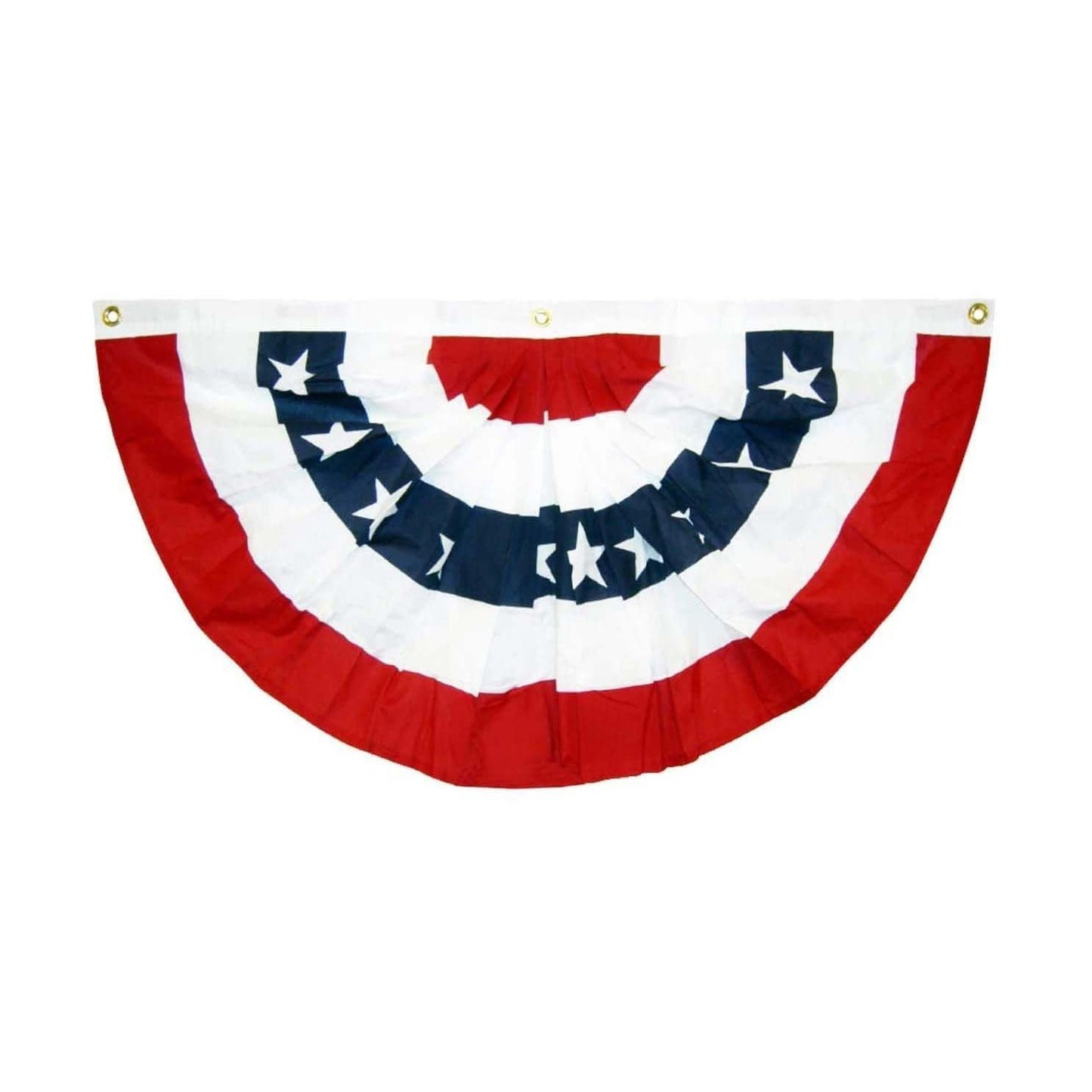 American Independence Day Pleated Semicircle Flag