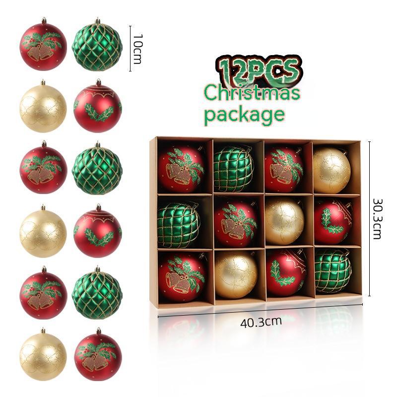 Decorative Christmas Ornament Box-12 Pack