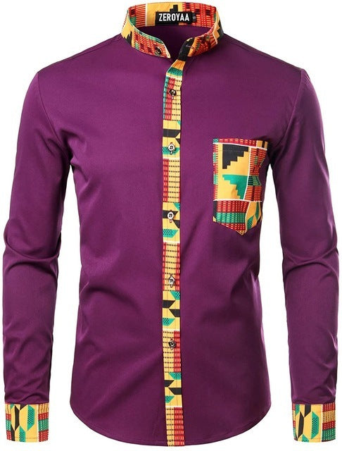 Men's Tribal Graphic Printed Shirt