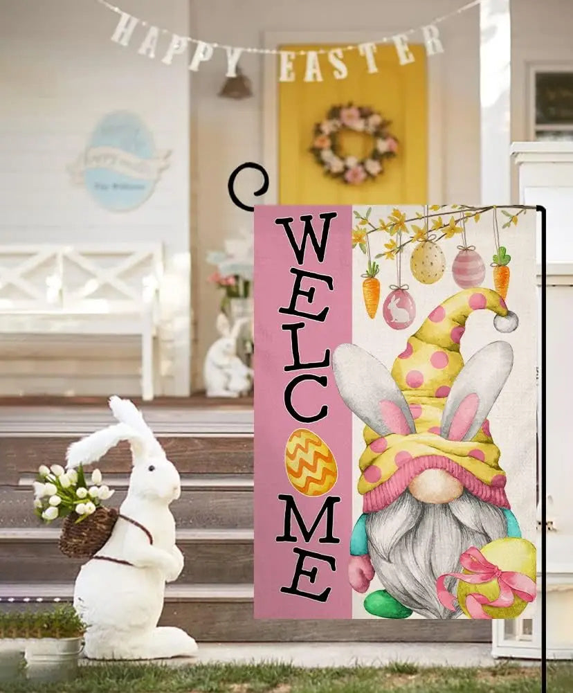 Easter Outdoor Garden Flag Decoration