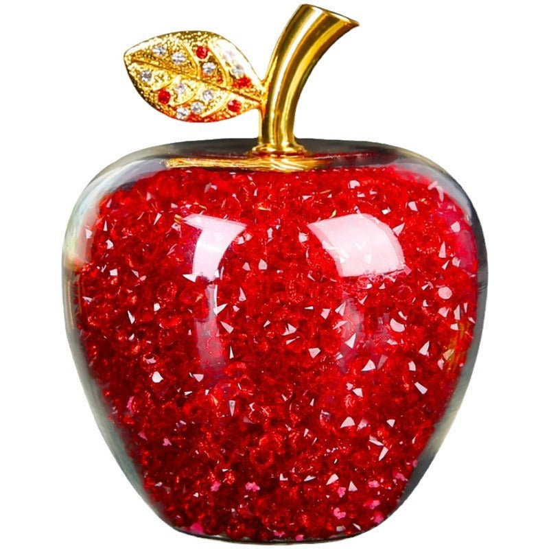 Diamond Crystal Apple Decorations