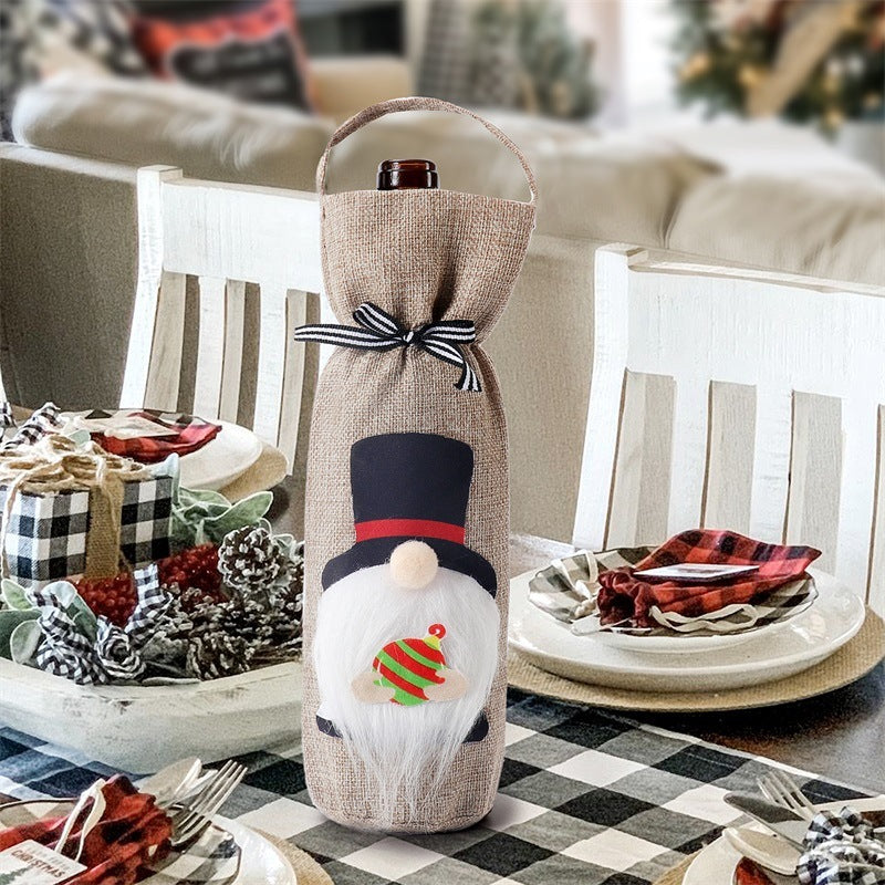 Christmas Themed Bottle Covers