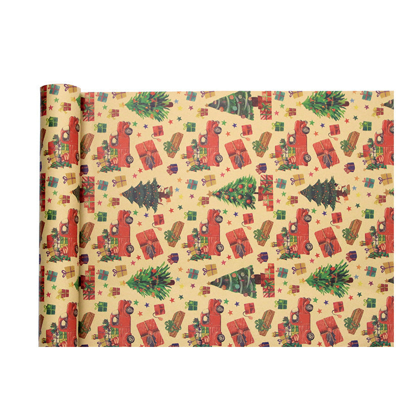 Stylish Christmas Themed Wrapping Paper 1 Pack