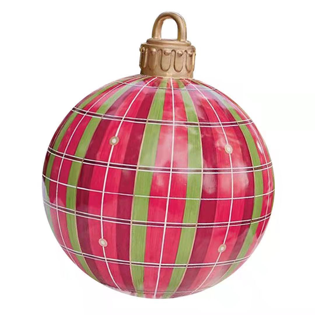 Christmas Themed Inflatable Ornament Ball