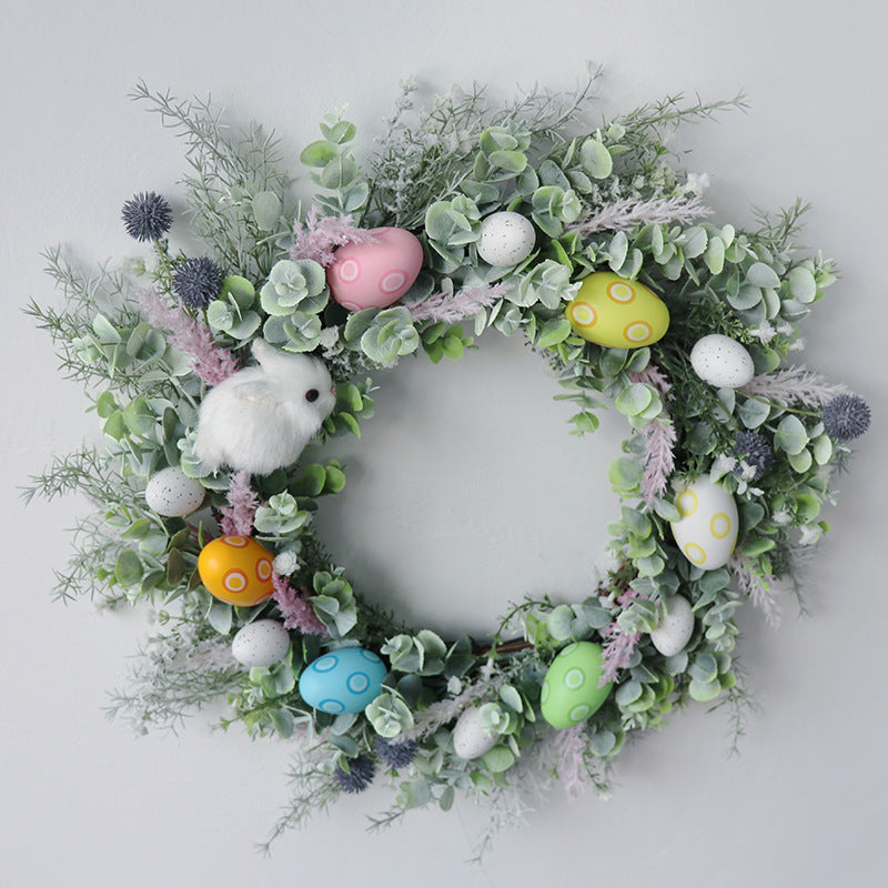 Festive Easter Egg Door Hanging Wall Decor