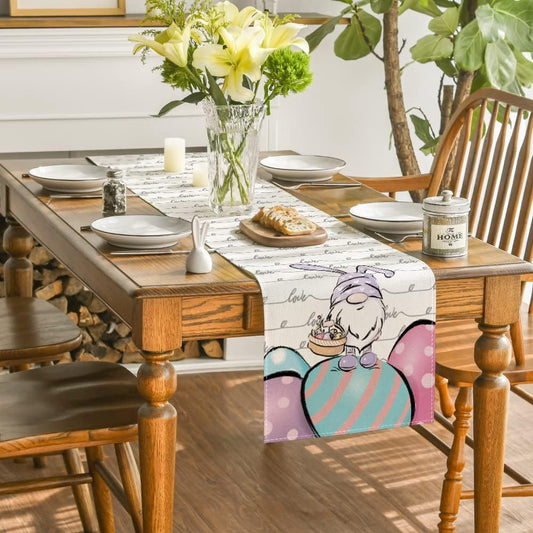 Easter Decoration Linen Tablecloth