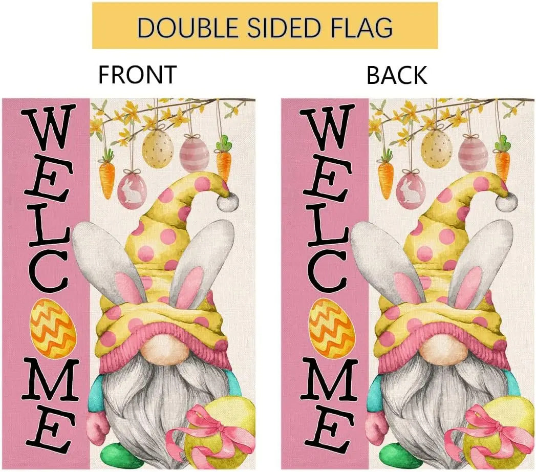 Easter Outdoor Garden Flag Decoration