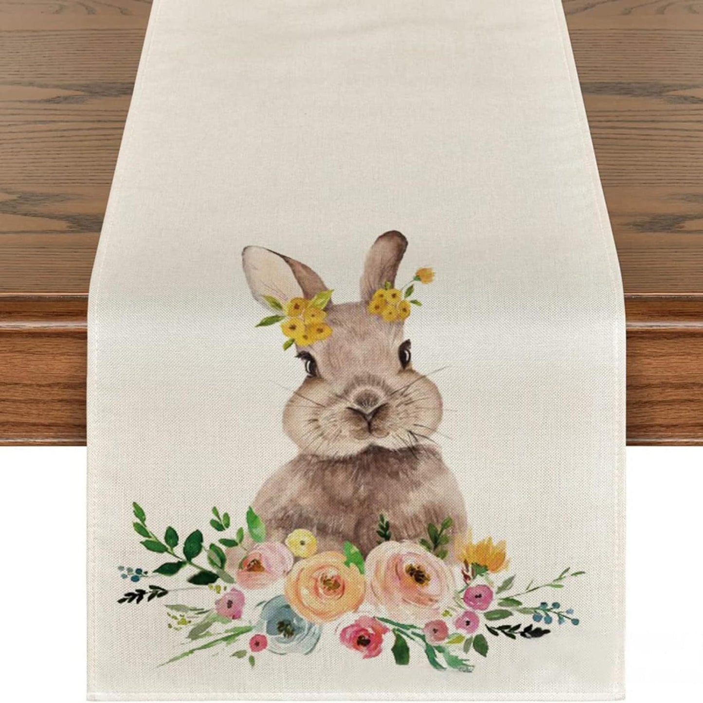 Easter Decoration Linen Tablecloth