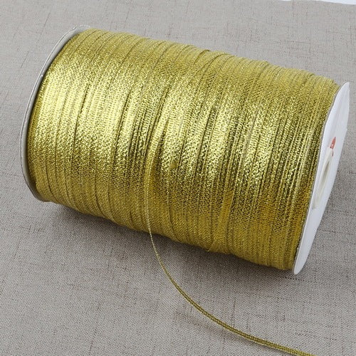 Gold And Silver Christmas Ribbon Gift Wrapping String