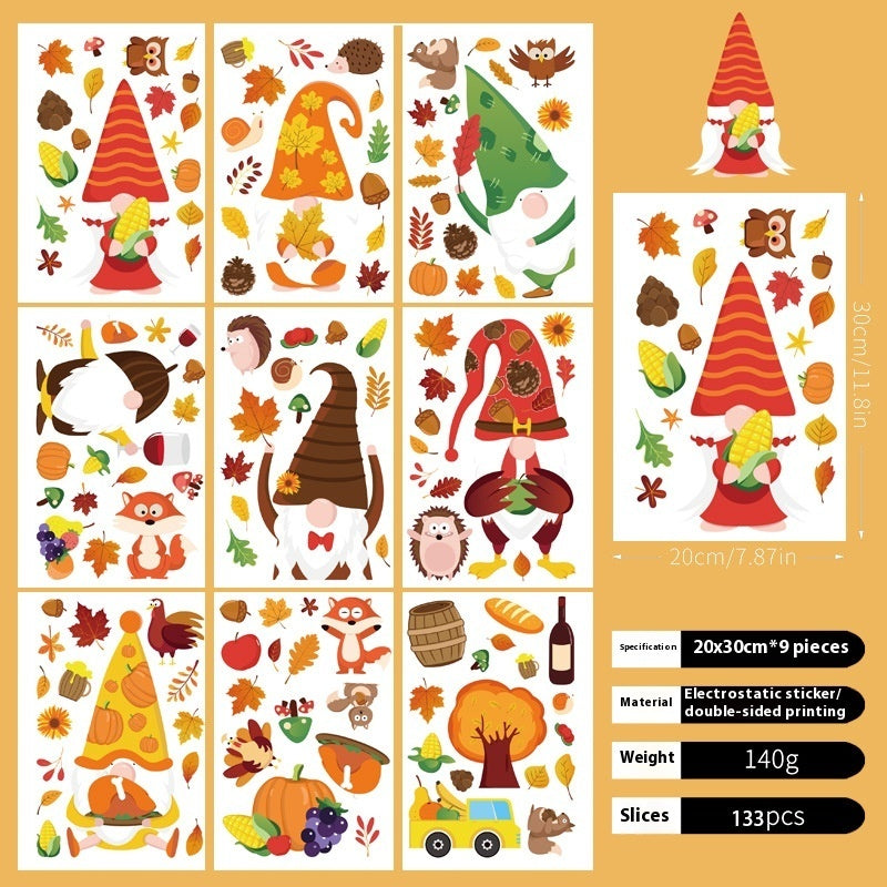 Thanksgiving/ Fall Sticker Decorations