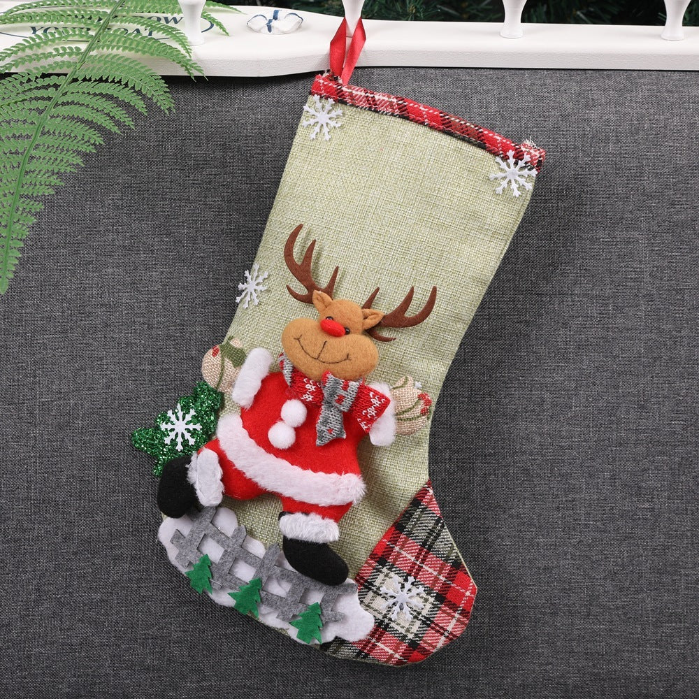 Christmas Decorations Mini Christmas Themed Stockings