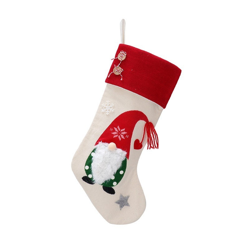 Christmas Gnome Doll Stocking