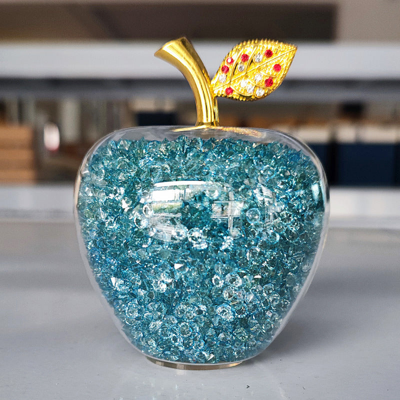 Diamond Crystal Apple Decorations