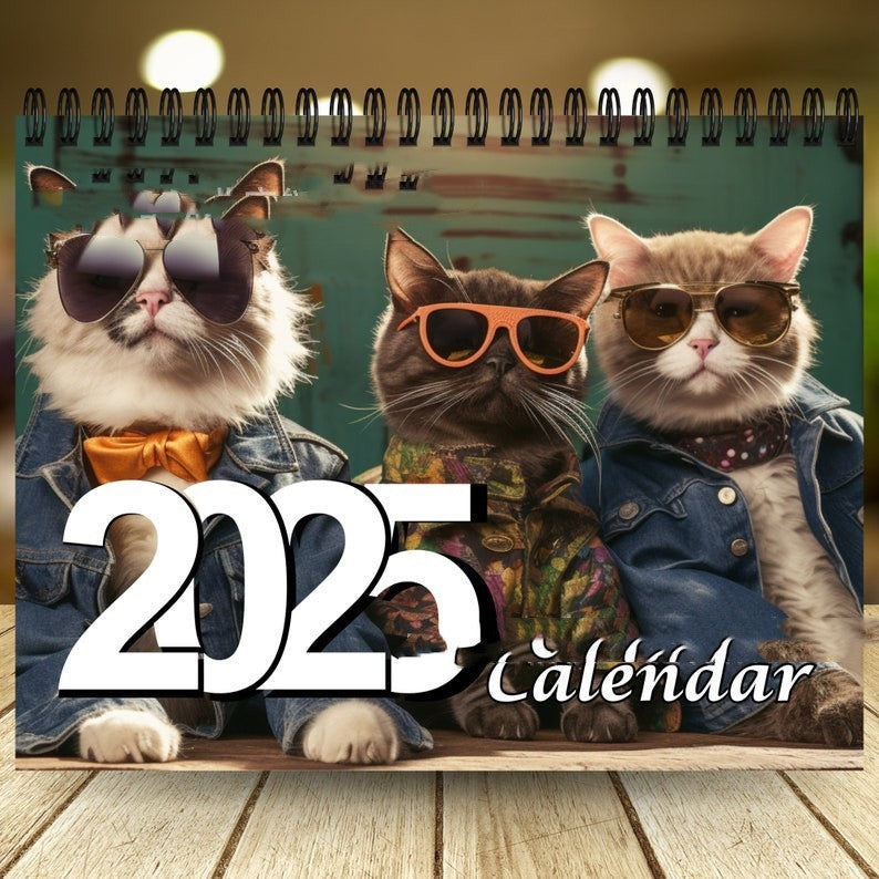 2025 Fashion Cat Calendar