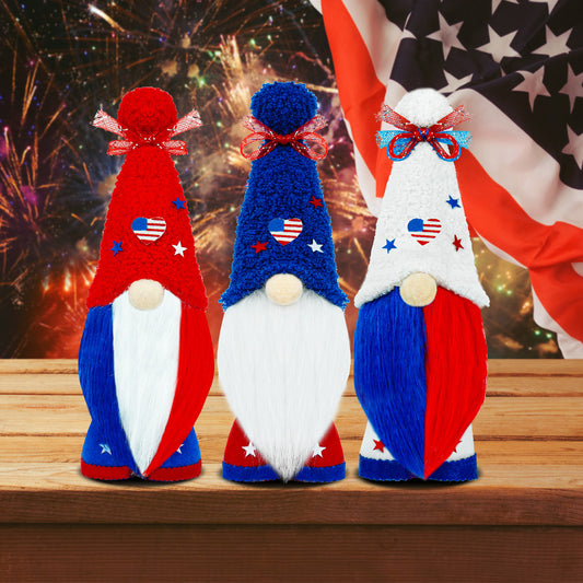 Independence Day Faceless Gnome Doll