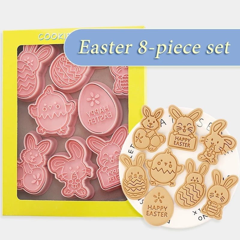 Easter Cookie Molds-8 Pack