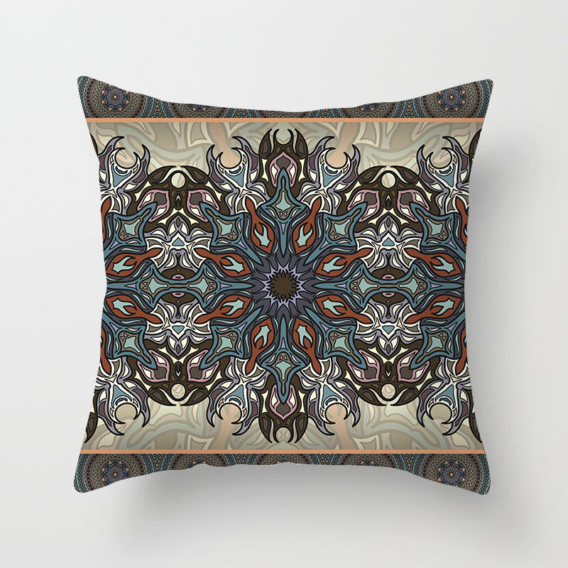 Mandala printed pillowcase Ramadan super soft sofa