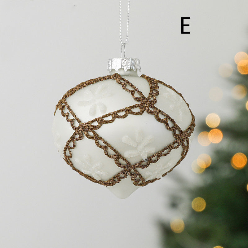 Glass Ball Ornament Christmas Tree Pendant